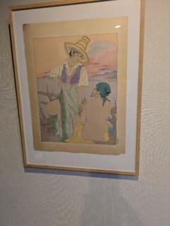 新版画 ポールジャクレー メナドの夕日のサムネイル