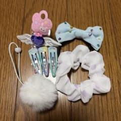 ヘアアクセサリー ヘアゴム パッチン留めセットのサムネイル