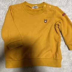 HOT BISCUITS ミキハウス トレーナー 80cmくま刺繍のサムネイル