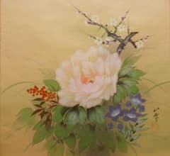 掛け軸 如学 四季花 中島清堂 識箱 絹本 希少 軸装 茶道具 掛軸 美品 です 掛け軸 如学 四季花 中島清堂 識箱 絹本 希少 軸装 茶道具 掛軸 美品