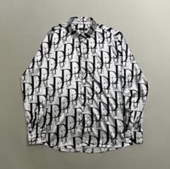 Christian Dior logo design satin shirtのサムネイル