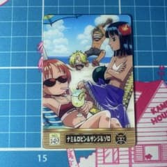 ワンピース 海賊王グミカード No.149 ナミ＆ロビン＆サンジ＆ゾロ ③