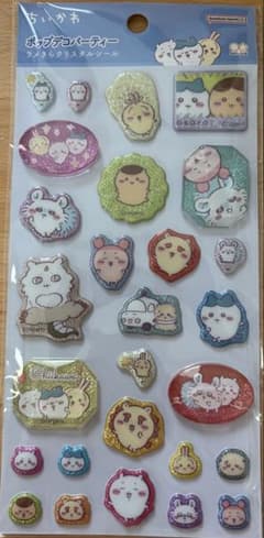 ちいかわ ポップデコパーティー ラメきらクリスタルシールのサムネイル