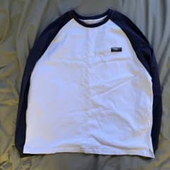 ビッグシルエット ラグランスリーブクルーネック長袖Tシャツのサムネイル