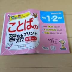 ことばの習熟プリント 小学1・2年生 大判サイズのサムネイル