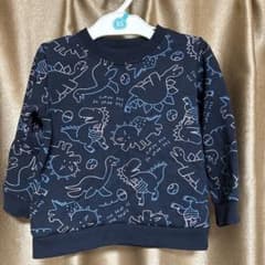 キョウリュウ 恐竜 トレーナー 95  試着のみ SALE 2枚で1000円のサムネイル
