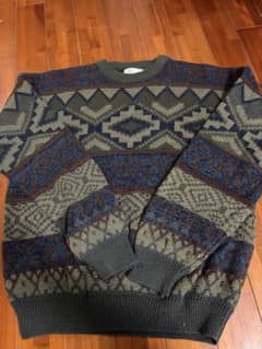 The Men's Store at Sears 総柄ニットセーターのサムネイル