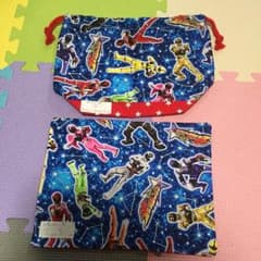 たくまな様専用☆キュウレンジャー ランチョンマット４とお弁当袋2☆のサムネイル