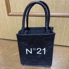 N°21 ブラック ペーパーミニトートバッグ 阪急限定品 - メルカリ
