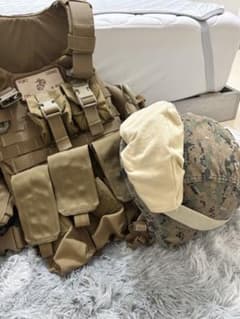 米軍 海兵隊 実物フリッツヘルメット Mサイズ - メルカリ