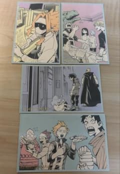 僕のヒーローアカデミア 原画展 メモリアルコレクション 4枚セット