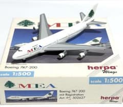 herpa 1/500 B747-200 MEA - メルカリ