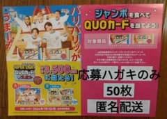森永ジャンボスマイルキャンペーン モナカジャンボ応募ハガキ50枚 懸賞 7/1〆のサムネイル