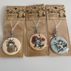 ご当地ダヤン アクリルキーホルダー 3個セット　わちふぃーるどのサムネイル