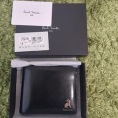 Paul Smith 二つ折り財布 ブラック ラビットのサムネイル