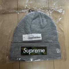 Supreme BOXロゴ NEW ERA ビーニー23AW Gray/Camo - メルカリ