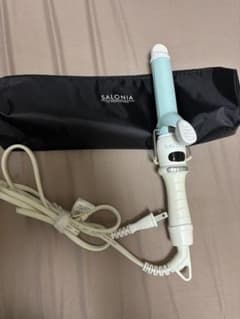 SALONIA カールヘアアイロン 本体 専用ポーチ付きのサムネイル