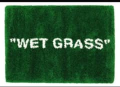 今週末まで価格  フワっとした触り心地の イケア ラグ WET GRASSのサムネイル