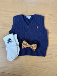 Polo Ralph Lauren ベスト シャツ パンツ 蝶ネクタイ セット ラルフローレン ベスト 靴下 蝶ネクタイセット - メルカリ