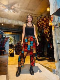 (最終価格)アフリカンバティック　サルエルパンツ - 3