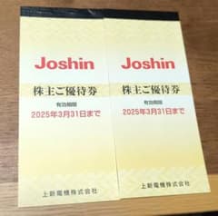 上新電機 株主優待券 5000円分 2冊のサムネイル