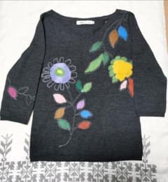 【JUNKO SHIMADA ジュンコシマダ】ニットセーターのサムネイル