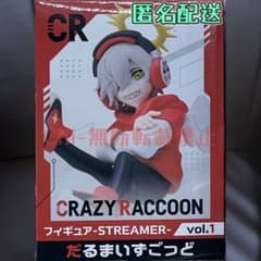 Crazy Raccoon STREAMER 피규어 다루마이즈고도