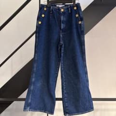 ZARA レディースジーパン　M インディゴのサムネイル