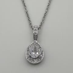 Pt900 Pt850 】✨ダイヤ ネックレス 0.34ct 鑑定書付 ✨ - メルカリ