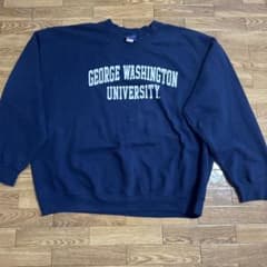 MV SPORT ジョージワシントン大学 カレッジロゴ スウェット XL 紺のサムネイル