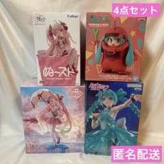 初音ミク 桜ミク フィギュア ぬースト 4点セット まとめ売り - メルカリ