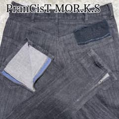 PranCisT MOR.K.S 裾ジップデニム 黒 - メルカリ