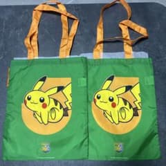 ヴァンラーレ八戸 ポケモン トートバッグ 2枚セット　ピカチュウ、カラマネロのサムネイル