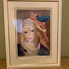 マーリー・ ローランサン　　絵画　　リトグラフ　　アンティーク　コレクション マーリー・ ローランサン 絵画 リトグラフ アンティーク コレクション