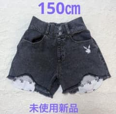 Thumbnail of PLAYBOY デニムショートパンツ ブラック　150㎝ 未使用品