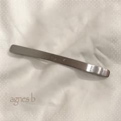 agnes b ヘアアクセサリー バレッタ シルバーのサムネイル