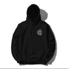 Mind Games Hooded アンチソーシャル パーカー 黒のサムネイル