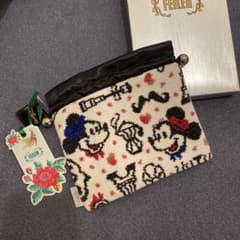 新品未使用 フェイラー巾着ポーチ ウィジュテーム ディズニー ミッキー 