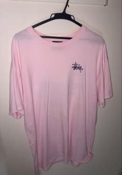 Stussy ロゴプリント Tシャツ ピンクのサムネイル