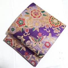 C◇着物くつろぎ 美品 麗華 正倉院文様 金 華文 六通 正絹 フォーマル