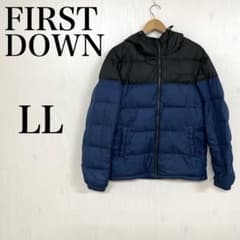 FIRST DOWN メンズ LL 黒 肉厚ダウンジャケット 防寒 - メルカリ
