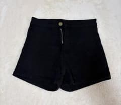 レディース ショートパンツ ブラック Sサイズのサムネイル