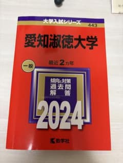 愛知淑徳大学 2024年版 大学入試シリーズ 赤本のサムネイル