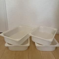 ☆ゆきんこ様専用☆IKEA トロファスト　収納BOX ホワイト４のサムネイル