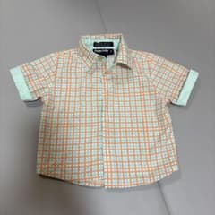 HappyFella チェック柄 半袖シャツ 2Tのサムネイル