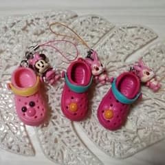 バラ売り可♪ディズニーストラップ♡3個setのサムネイル