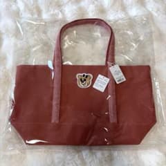FEILER オールドテディガール ワッペントートバッグ ピンク 大サイズ