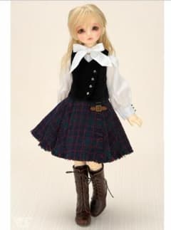 タータンスカートスタイル・ミニ(MSD・MDD・SDM・1/4ドール)のサムネイル