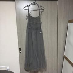 チュール キャミワンピース グレーのサムネイル