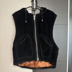 PEPE CO GOODS スエード フード付きベストのサムネイル